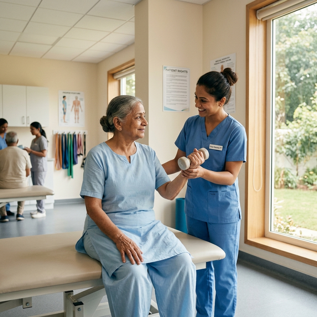 Physiotherapy unit and compassionate care session at Gajanan Hospital & Critical Care